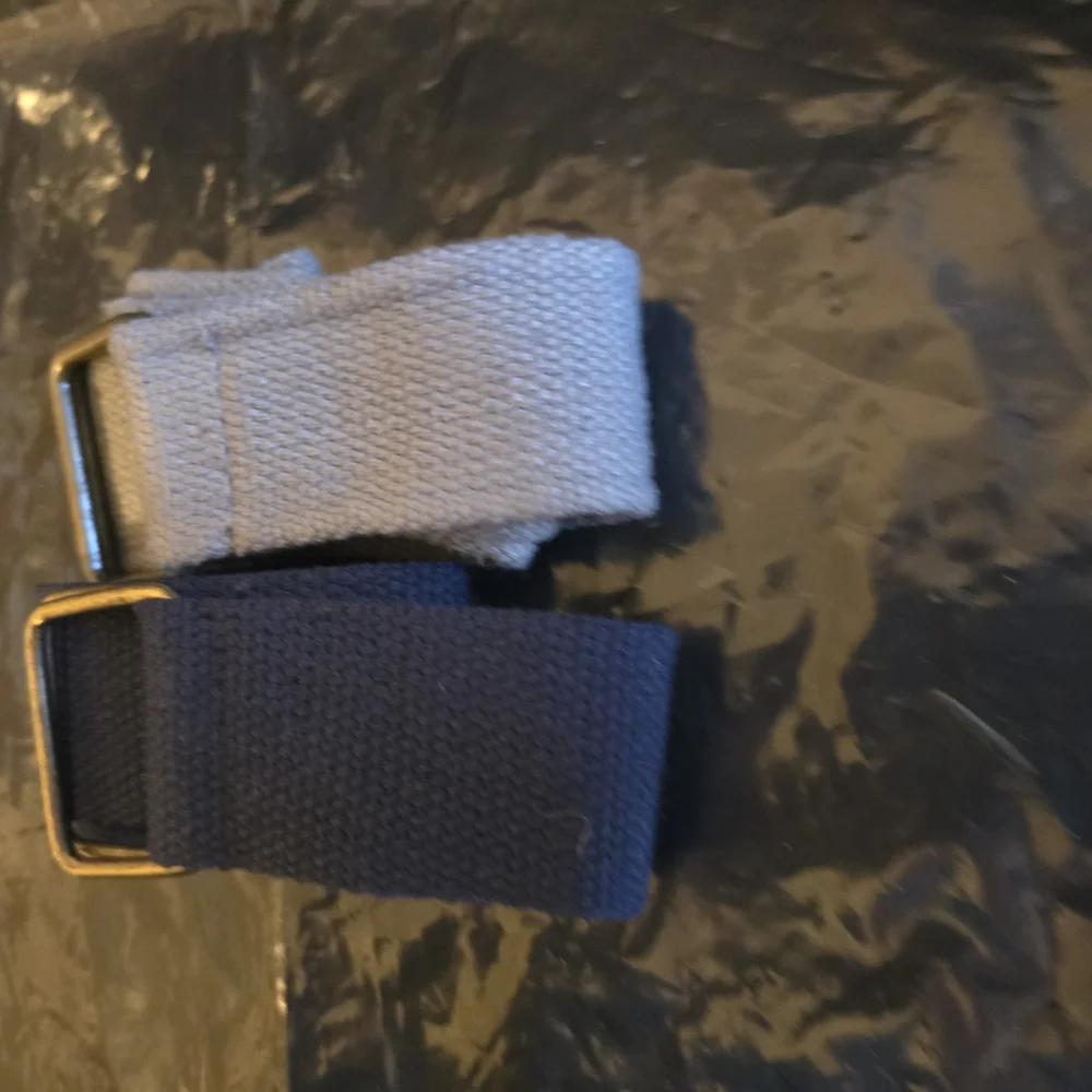 Stylish Gray and Blue Kids Belt Set Like New 34 Inch